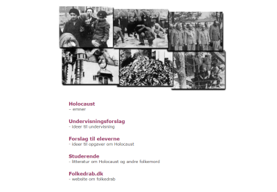 holocaust-uddannelse.dk frontpage