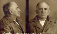Foto der blev taget af digteren Osip Mandelstam efter hans anholdelse i 1938. Han døde senere det år i en arbejdslejr.