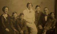Familien Fischermann samlet før krigen 