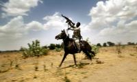 Janjaweed soldat i Darfur