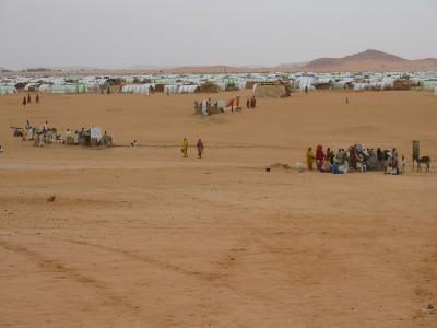 Flygtningelejr i nærheden af El Fasher, Darfur
