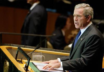 George W Bush taler til FN's Generalforsamling
