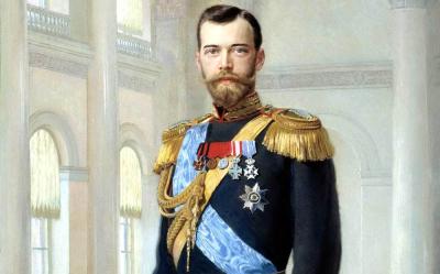 Nikolaj den 2. af Rusland. Ruslands sidste zar, malet af Earnest Lipgart 