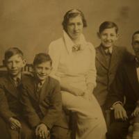 Familien Fischermann samlet før krigen 